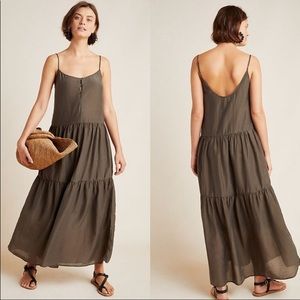 NWT Anthropologie Simone Silk Blend Maxi Dress
